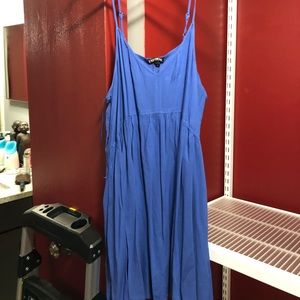 Cobalt blue spaghetti strap dress
